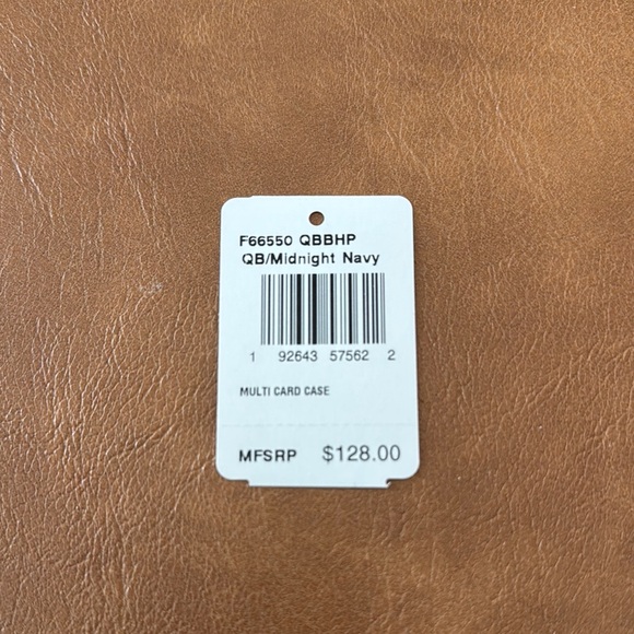 Coach Midnight Navy Card Case - Picture 3 of 3